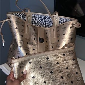 MCM bag + matching shoe